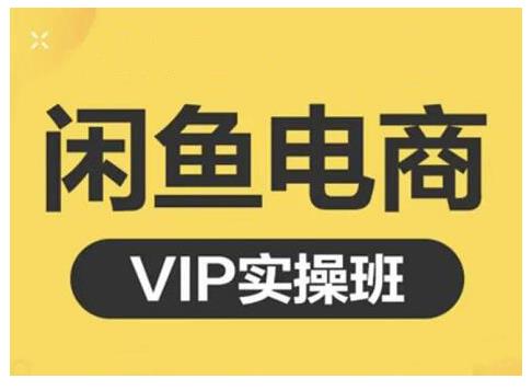 闲鱼电商零基础入门到进阶VIP实战课程，帮助你掌握闲鱼电商所需的各项技能-优学网