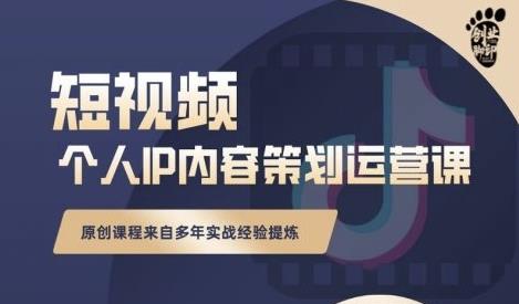 抖音短视频个人ip内容策划实操课，真正做到普通人也能实行落地-优学网