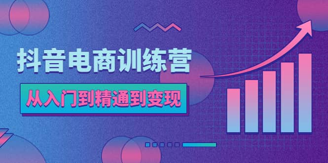 抖音电商训练营：从入门到精通，从账号定位到流量变现，抖店运营实操-优学网