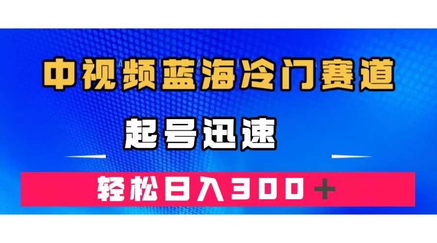 中视频蓝海冷门赛道，韩国视频奇闻解说，起号迅速，日入300＋-优学网